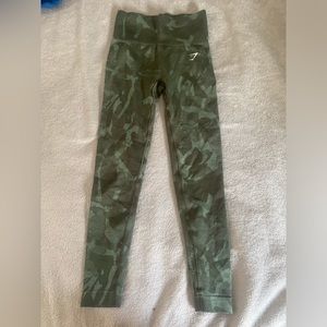 Gymshark Green Camo Leggings
